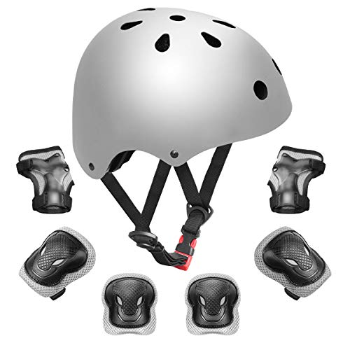 Kids Protective Gear Set Toddler Kids Bike Helmet Knee Elbow Pads Wrist Guards