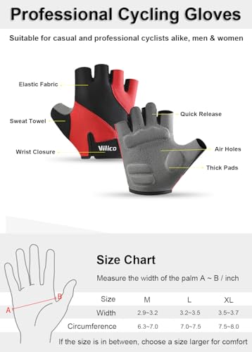 Cycling Gloves for Men Women Bike Gloves for Men Cycling,