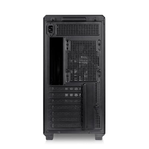 Image of Thermaltake TR300 WS; Preinstalled 6.0 Inch LCD Screen; Wood Trim; Mid Tower; 1x120mm PWM Fan Included; ATX /mATX /mITX Support; 360mm Radiator Support; 410mm GPU Clearance; Black; CA-11M-00M1WN-W1