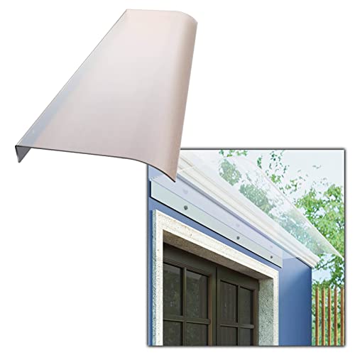 Toldo De Porche Para PC, Marquesina De Ventana De 3,5 Mm De Grosor, Dosel De Balcón Transparentes Modernos, Fácil Instalación, Con Accesorios De Instalación ( Color : Transparent , Size : 40x80cm ) Cover