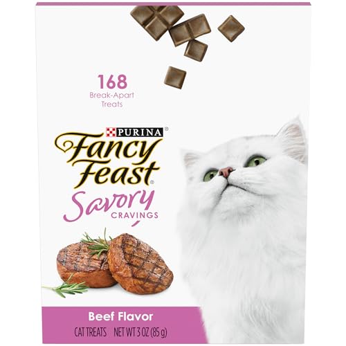 Purina Fancy Feast Limited Ingredient Cat Treats Savory Cravings Beef Flavor - 3 oz. Box