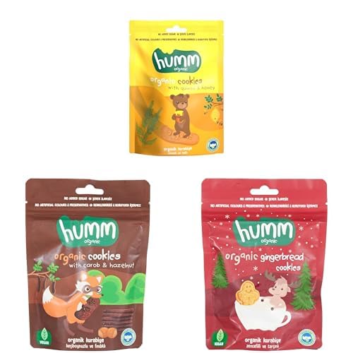 Humm Organic Vegan Kurabiye Çeşitleri (3x55g)