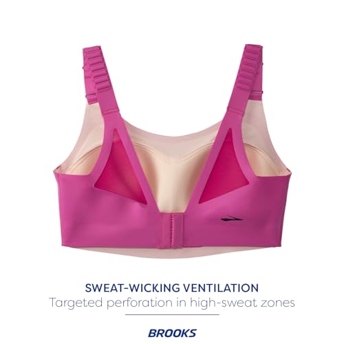 Image of Brooks Women's Racerback 2.0 Sports Bra for High Impact Running, Workouts & Sports with Maximum Support