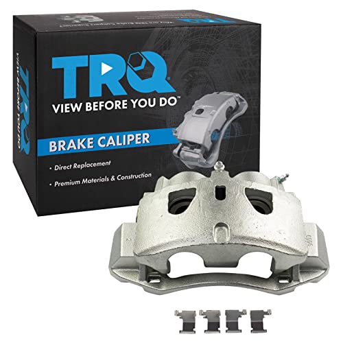 Image of TRQ Front Right Brake Caliper w /Bracket Passenger Side