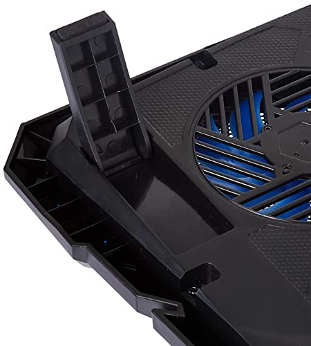 Amazon Basics Laptop Cooling Pad with LED Lighting Effect | USB Powered Gaming Laptop Cooler Stand | Quiet 6 Fans with 2-Level Height Adjustment|... - Image 6