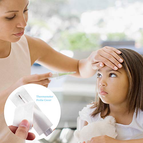 PRETYZOOM 100 Stks Digitale Thermometer Probe Omvat Orale Thermometer Omvat Veilige Verwijderbare Beschermer voor… - Image 7