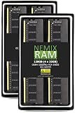 128GB 4x32GB DDR4-3200 PC4-25600 2Rx8 ECC Unbuffered Server Memory by NEMIX RAM