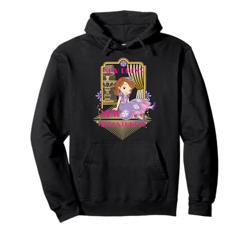 Sweat à capuche Disney Sofia the First pour fille avec imprimé robe magique