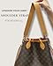 LOFZAR Vachetta Leather Replacement Bag Strap Fits Neverfull PM/MM/GM Graceful and More (Shoulder Strap, Beeswax)
