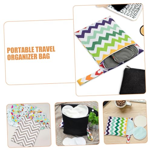 Set de 3 bolsas organizadoras para pañales con cremallera miniatura 6