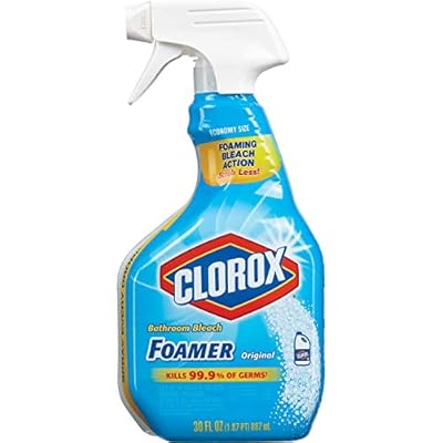 Clorox Bleach Foamer Bathroom Cleaner 30 oz (Pack of 5)