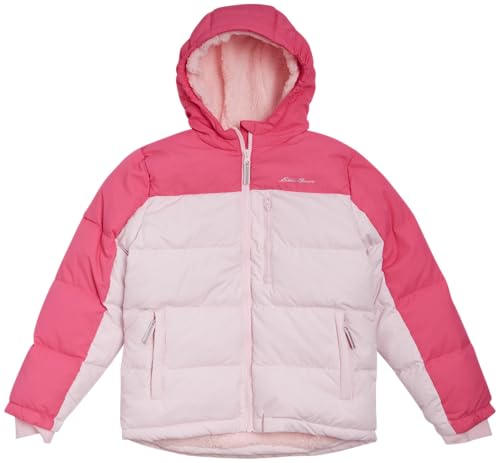 Eddie Bauer Girls' Winter Jacket - Heavyweight Quilted Down Jacket - Insulated Hooded Outerwear Coat for Girls (5-20), Size 10-12, Blush2
