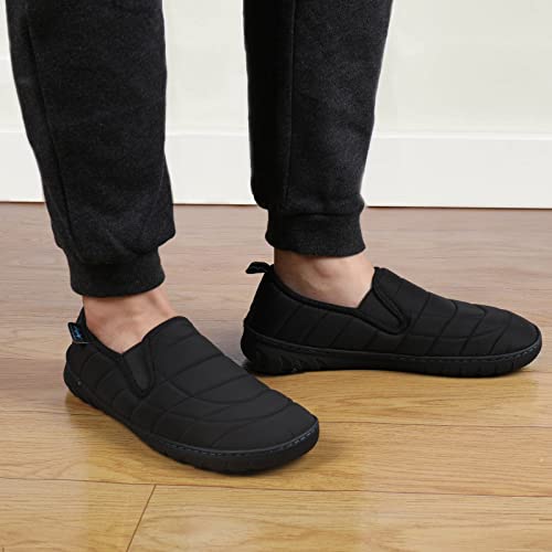Lazystep Men's Water-Resistant Slippers With Cozy Memory Foam, Slip On Indoor Outdoor House Shoes #TOP5