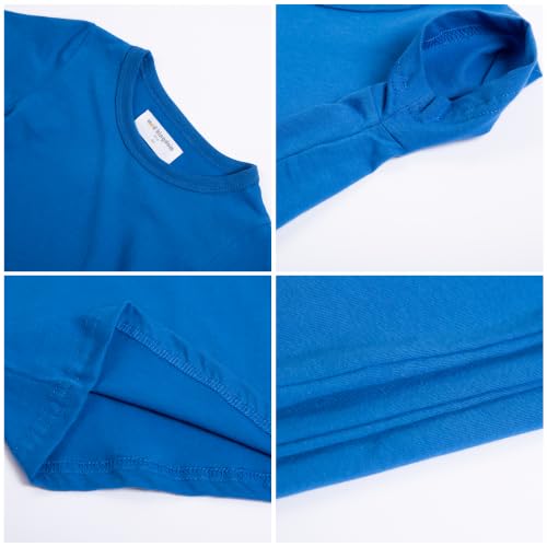 Image of Mud Kingdom T-Shirt for Boys Short Sleeve Plain Cotton Classic Summer Casual Stripe
