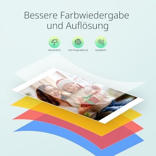 YOTON Fotodrucker für Smartphone, Mobiler Drucker mit 54 Stück Fotopapier (4x6), Unterstützt Ausweisfoto, 15s-AR-Videodruck und Wi-Fi-Verbindung,Verfügbar für iOS und Android Phones/Laptops
