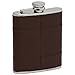 Haller Hip Flask Leather Brown 170 CCM, Unisex-Adult
