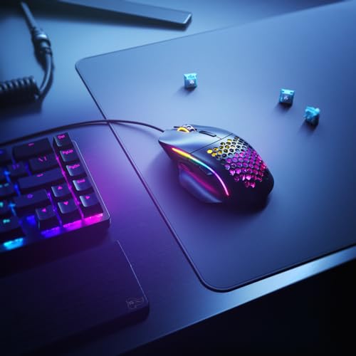 Gaming Model I Mouse da gaming wired - Superleggero 69 g, 2 tasti scambiabili, RGB, piedini in PTFE, 9 tasti programmabili, supporto laterale per il pollice - Nero - Mouse gaming - Immagine 9