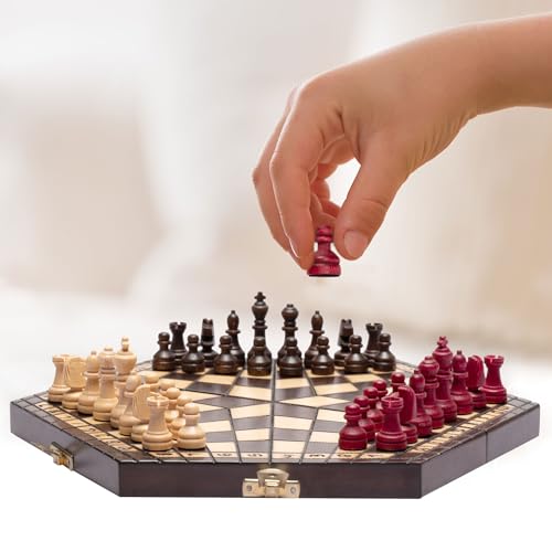 Husaria Three-Player Chess de Madera Plegable miniatura 5