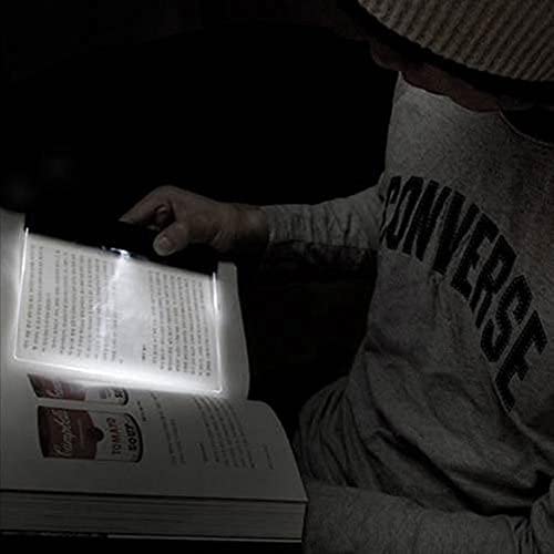 Image of LED Lightwedge Reading Lamp Night Flat Plate Portable Panel Book Light for Reading