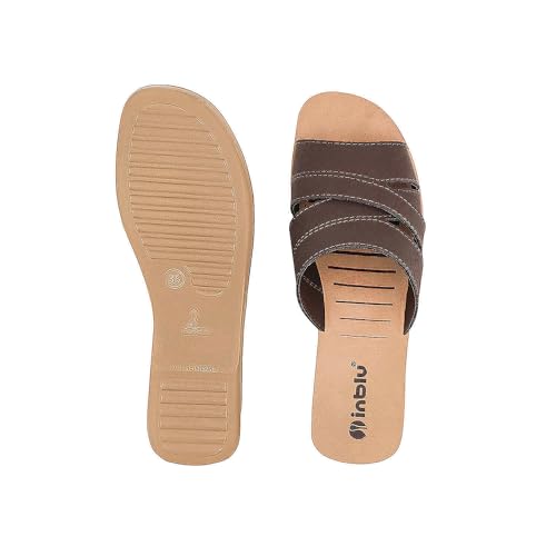 Image of inblu Stylish Fashion Slipper for Women | Comfortable | Lightweight | Anti Skid | Casual Office Footwear (MR02 NT)