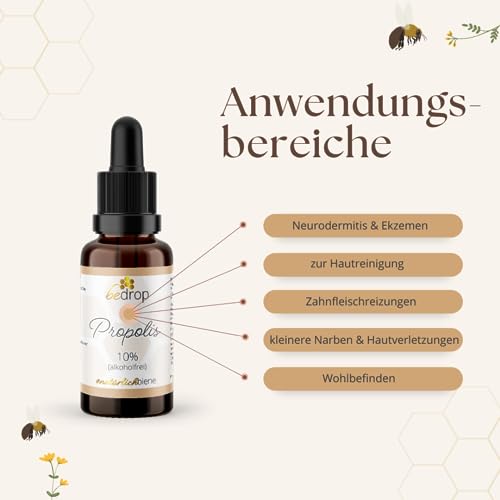 Propolis Tropfen ohne Alkohol – Extrakt für Kinder und Tiere