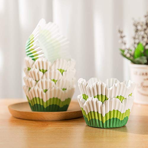Barry's Home Standard Size Baking Cups, No Smells Rainbow Cupcake Liners, Paper Grease Proof Petal Muffin Wrappers, Pack Of 192 #TOP4