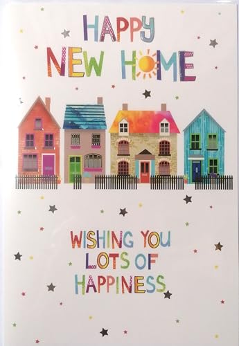 Greetings Happy New Home Card. Wishing You Lots Of Happiness