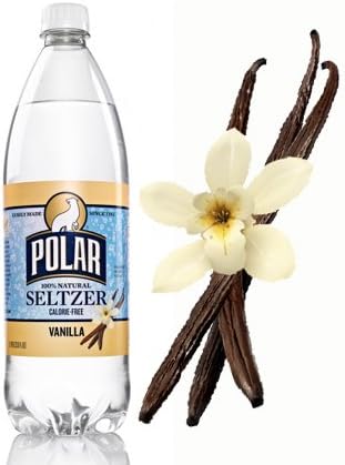Polar Beverages Seltzer - Vanilla - Case of 12 - 33.8 fl oz