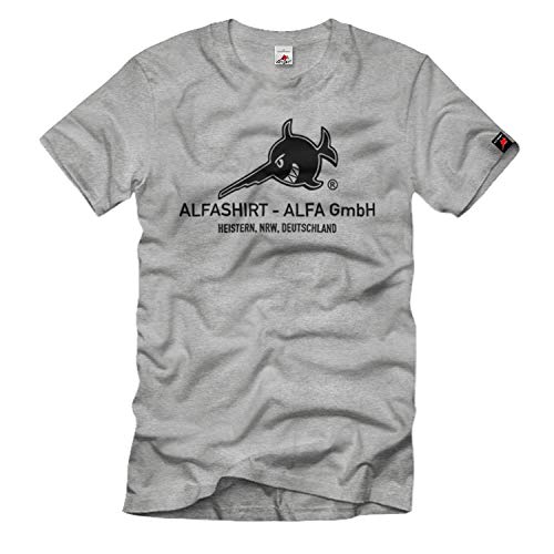 T-shirt avec logo ALFA vêtement de sport gris taille Small pour homme