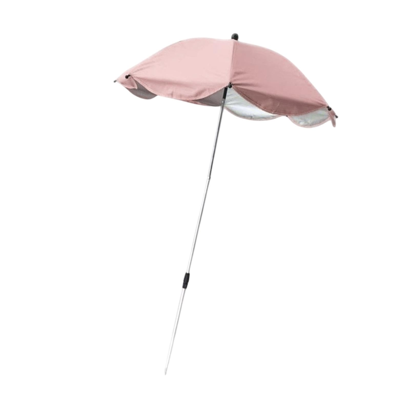 MagiDeal Outdoor Plant Umbrella Shade Umbrella, Multipurpose Sturdy Reusable Protection Plant Shade Cover for Potted Plants Garden, Pink