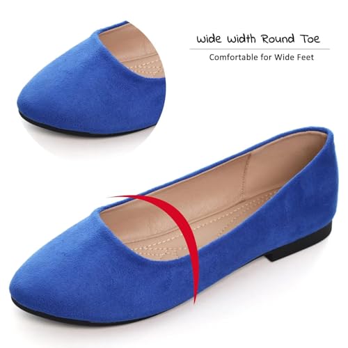 Image of SAILING LU Casual Shoes for Women Dressy Ballet Flats | Comfort Fit, Work Shoes,Casual for Women, Slip-Ons Loafers