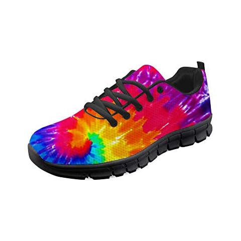 Woisttop Colorful Tie Dye Print Women's Fashion Sneakers Casual Sport Shoes Female Laies Running Footwear Cover