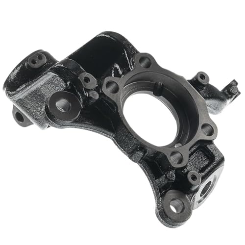 Image of Detroit Axle - Front Left Steering Knuckle for 2011-2018 Volkswagen Jetta, 2012-2022 Passat, 2011-2019 Beetle, 2013 2014 2015 2016 2017 Driver Side Steering Knuckle Assembly Replacement