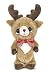 Bearington Big Head Rudy, Christmas Plush Stuffed Animal Reindeer, 8"