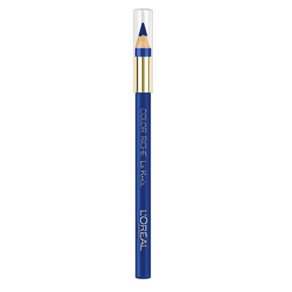 L’Oréal Paris Kajalstift Color Riche Le Khol Expression 107 Deep Seablue – Doppelpack