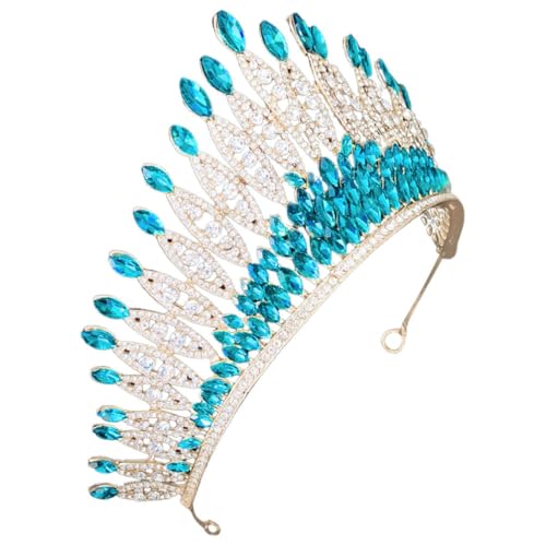 Diadema de zinc ligera y antideslizante con piedras de strass para mujer