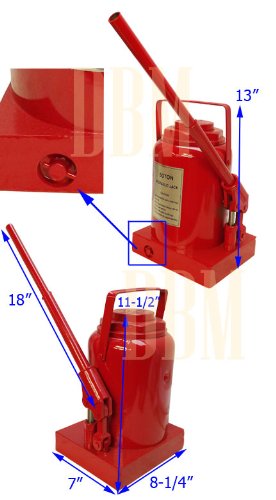 Heavy Duty 50 Ton Hydraulic Bottle Jack Lift Car Truck 100,000 LBS Capacity