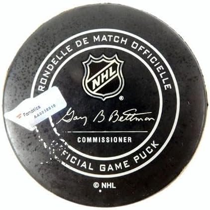 2019 Arizona Coyotes vs. Florida Panthers Game Used Puck 2-26-19 AA0038910 - NHL Unsigned Game Used Pucks