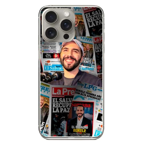 Coque iPhone 15 Pro Nayib Bukele multicolore pour votre quotidien dynamique
