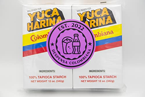 VALUE-PACK - Two Boxes of Yuca Harina (Tapioca Starch) Bundle - Includes 2 Boxes of Yuca Harina COLOMBIANA - 24 Ounce TOTAL - Comes in a Despensa Colombiana Bag. (Pack of 2 Bags of Harina de Yuca, 12 Oz each) image 4