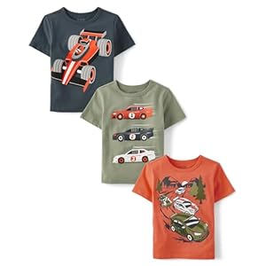 The Children’s Place Baby Boys’ Graphic T-Shirts (3-Pack)