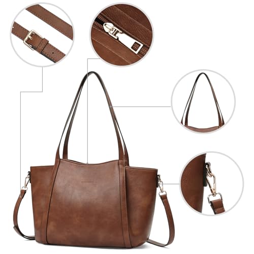 Bolso Hobo vegano para mujer estilo tote y crossbody miniatura 5