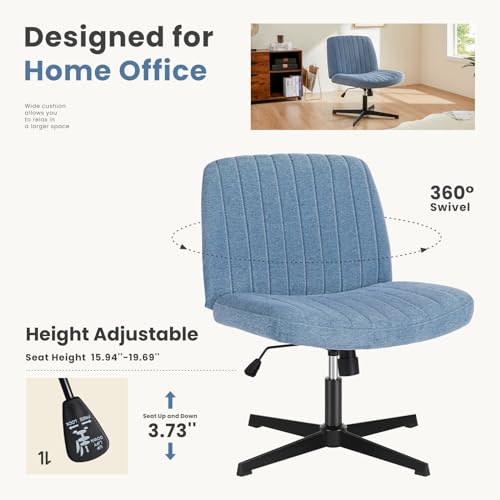 DUMOS Wide Comfy Home Office Desk Chair - 17% Off - Image 5