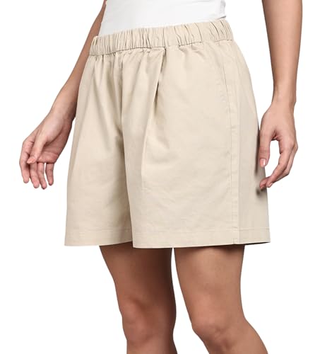 Image of Alan Jones Clothing Women's Cotton Easy Shorts | 100% Cotton Casual Shorts