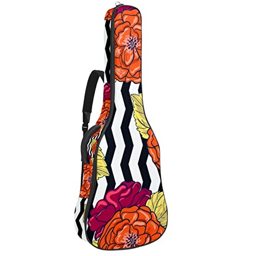 Housse de sac de guitare épaisse avec rembourrage en éponge imperméable pour guitare acoustique électrique basse… - Les Beatles, Paul McCartney, John Lennon, RIngo Starr, George Harrison Housse de sac de guitare épaisse avec rembourrage en éponge imperméable pour guitare acoustique électrique basse…