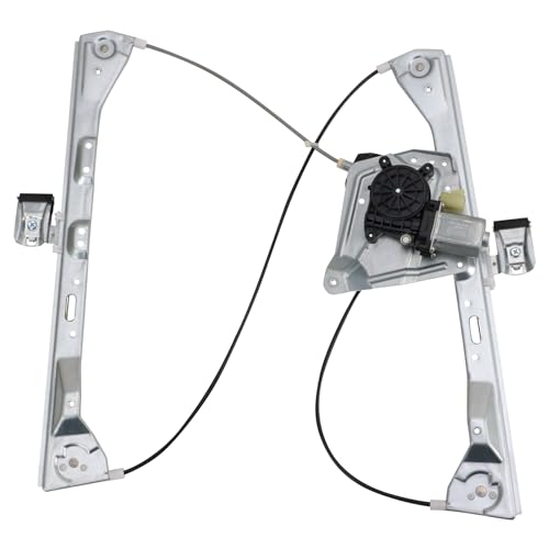Image of TRQ Rear Left Power Window Regulator & Motor Assembly Drivers Side Compatible with 2002-2007 Buick Rendezvous 2001-2005 Pontiac Aztek