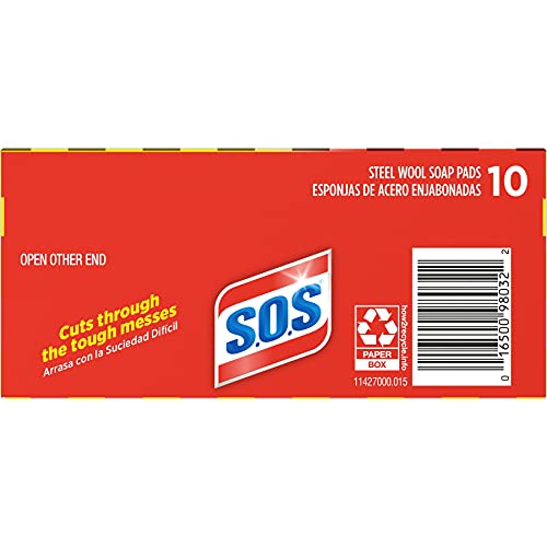 S.o.s-10002 , Steel Wool Soap Pads, 10 Ct #TOP7
