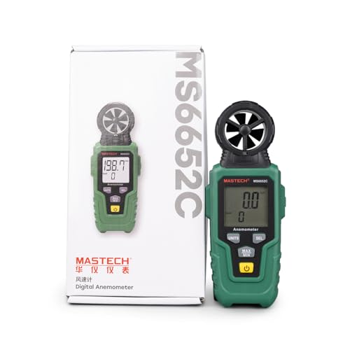 Image of Mastech MS6652C Digital Anemometer Meter
