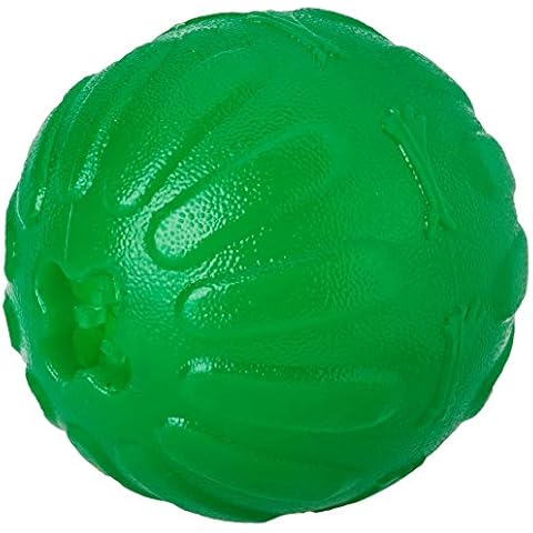 Starmark Treat Dispenser Chew Ball for Dogs, Green, Large Cover