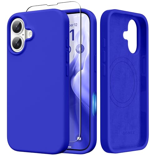 Coque iPhone 17 GONEZ magnétique fine antichoc de 6,3 pouces avec protège-écran
